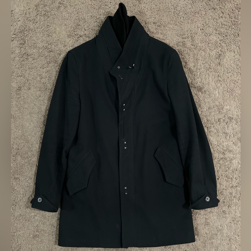 Zara Men’s Black “Black Tag” Coat Size M
